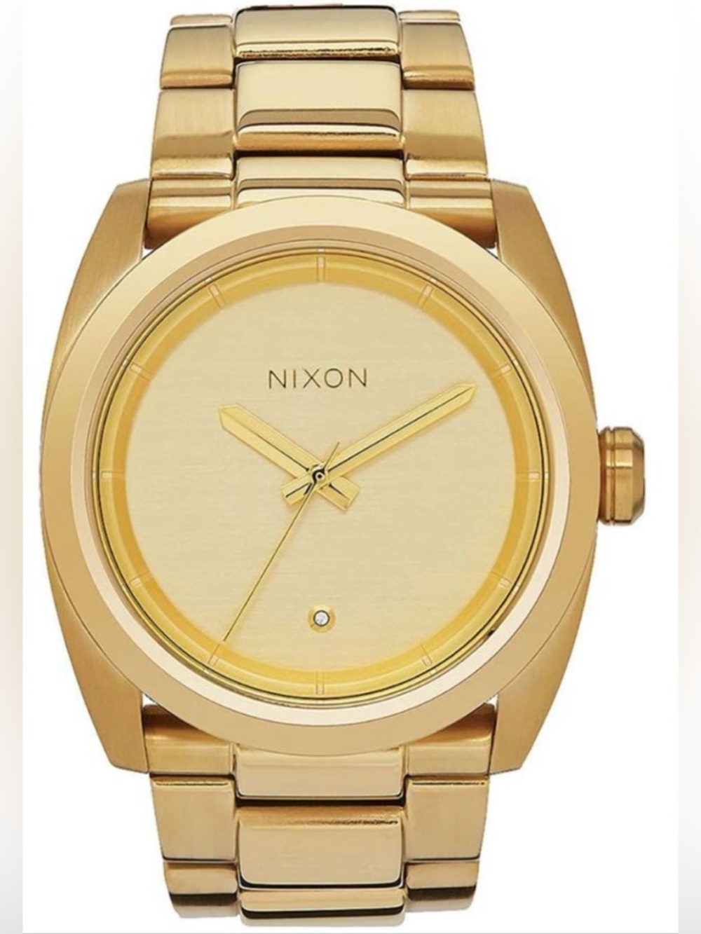 Nixon Kingpin like a boss diamond dot gold  Vintage look Mens unique  watch